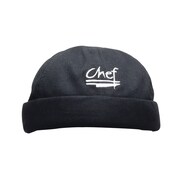 CHEF REVIVAL Chef Beanie - Black H060BK